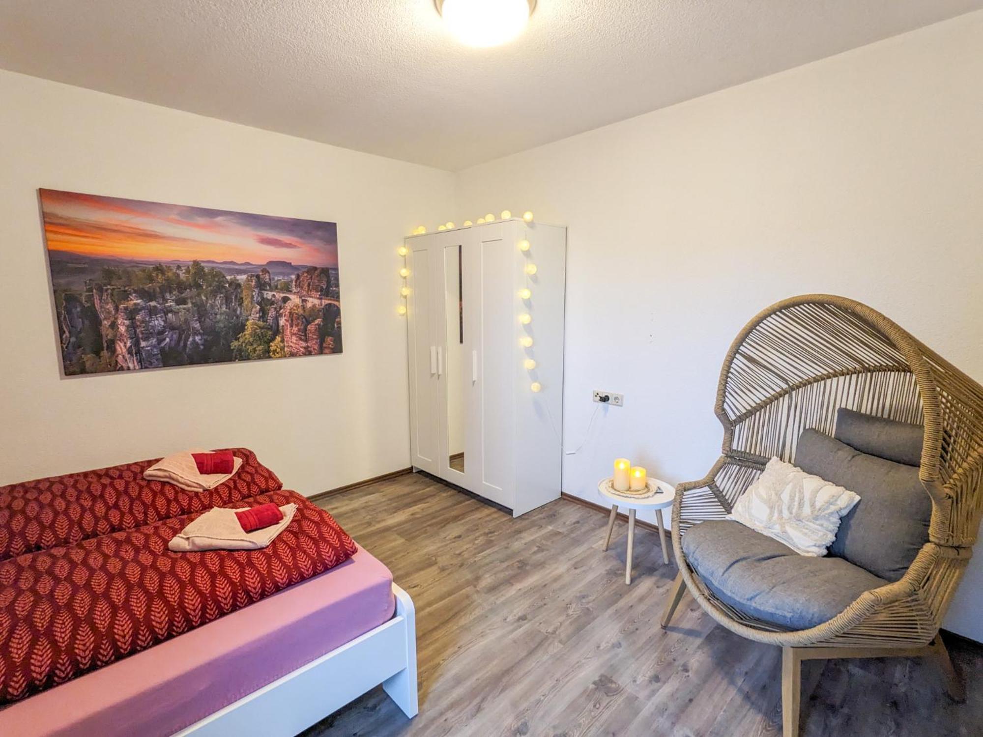 B6 - Urlaubsmagie - Inmitten Der Saechsischen Schweiz Mit Balkon Mit Ausblick Auf Sandsteine *