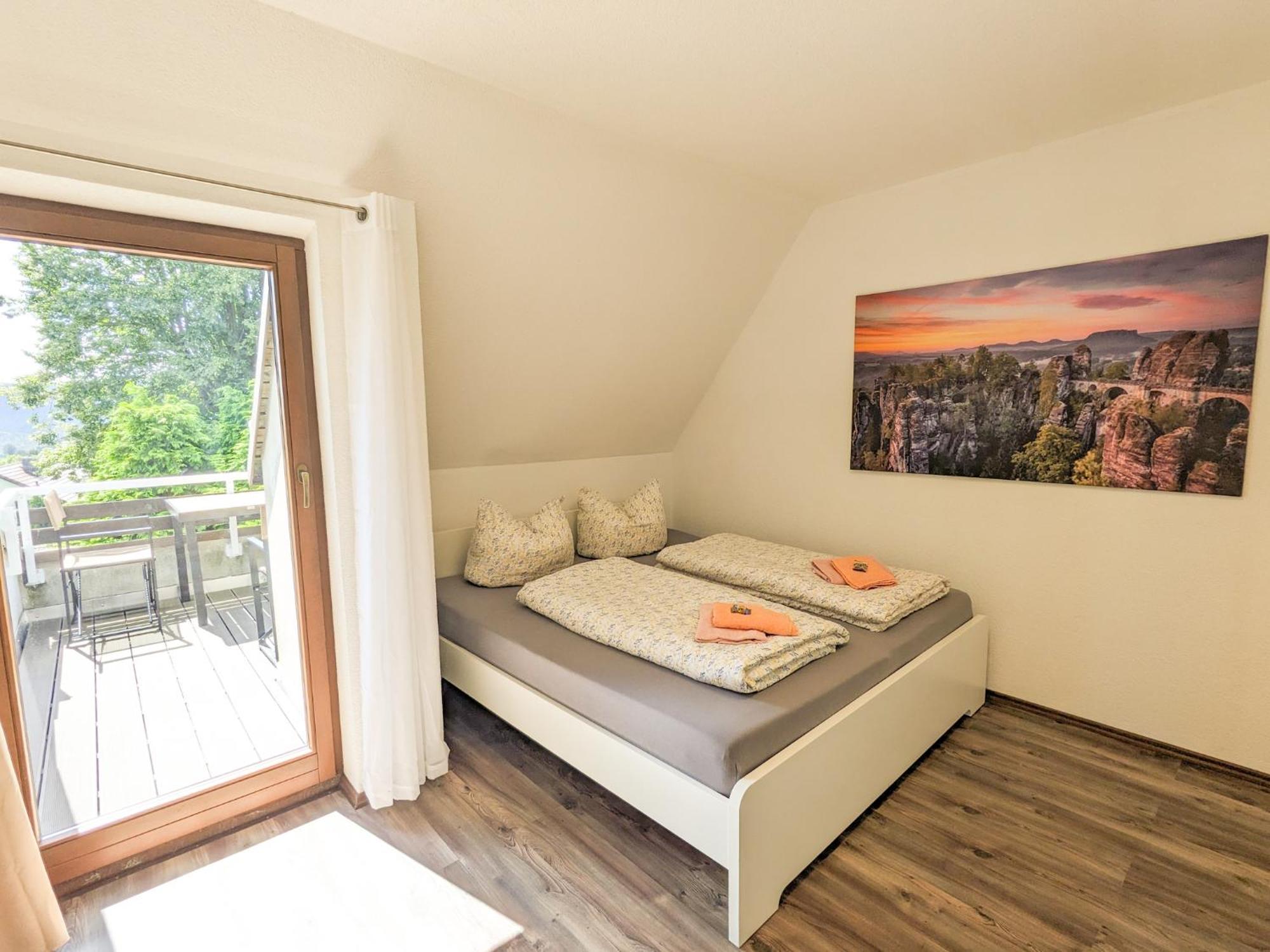 B6 - Urlaubsmagie - Inmitten Der Saechsischen Schweiz Mit Balkon Mit Ausblick Auf Sandsteine Sebnitz