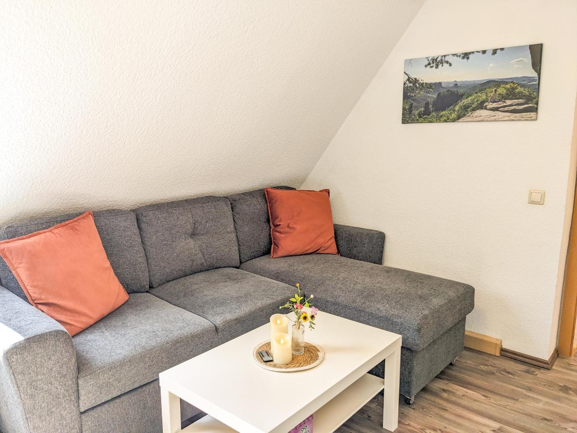 B6 - Urlaubsmagie - Inmitten Der Saechsischen Schweiz Mit Balkon Mit Ausblick Auf Sandsteine Sebnitz