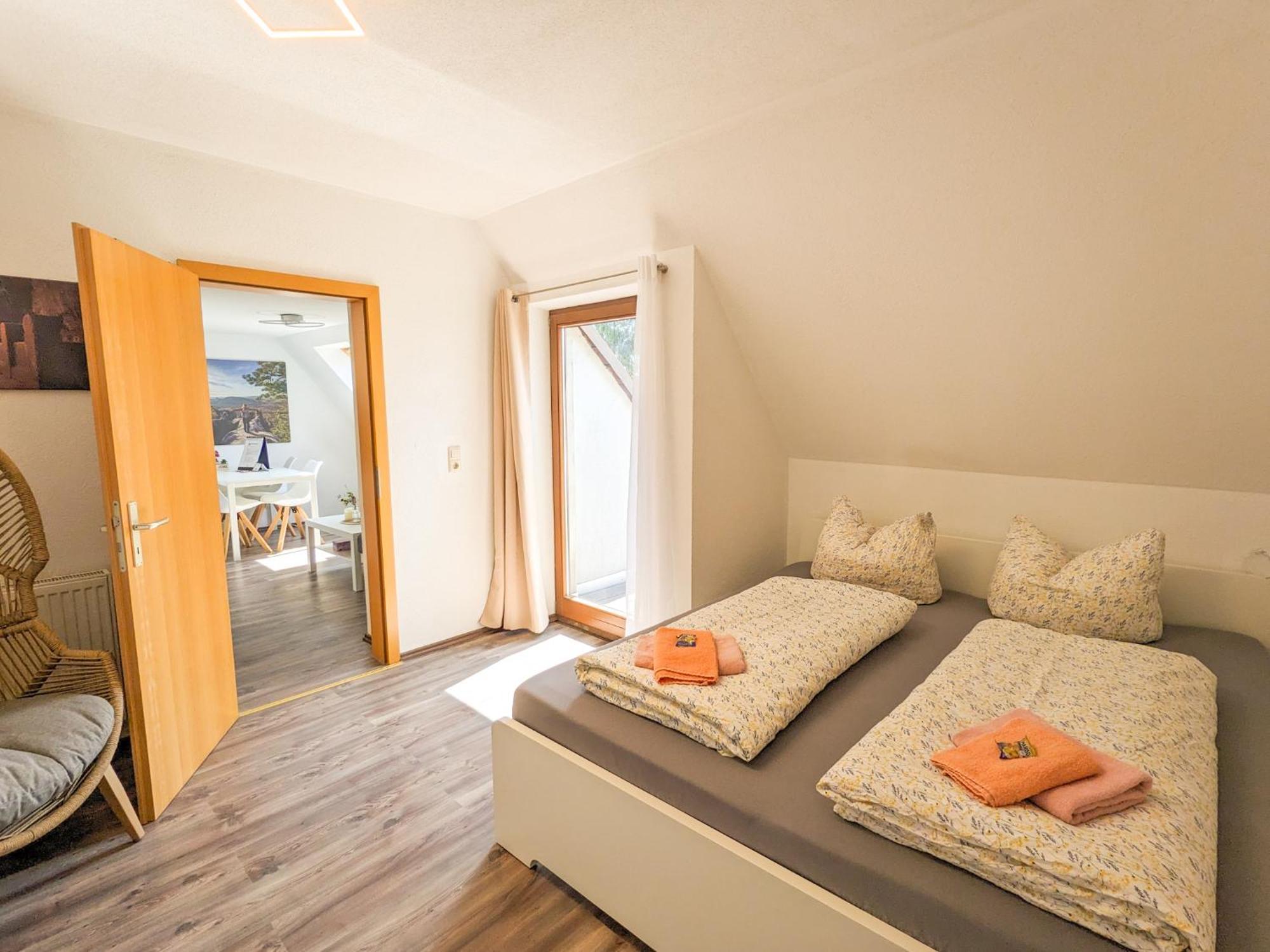 B6 - Urlaubsmagie - Inmitten Der Saechsischen Schweiz Mit Balkon Mit Ausblick Auf Sandsteine Apartment Sebnitz